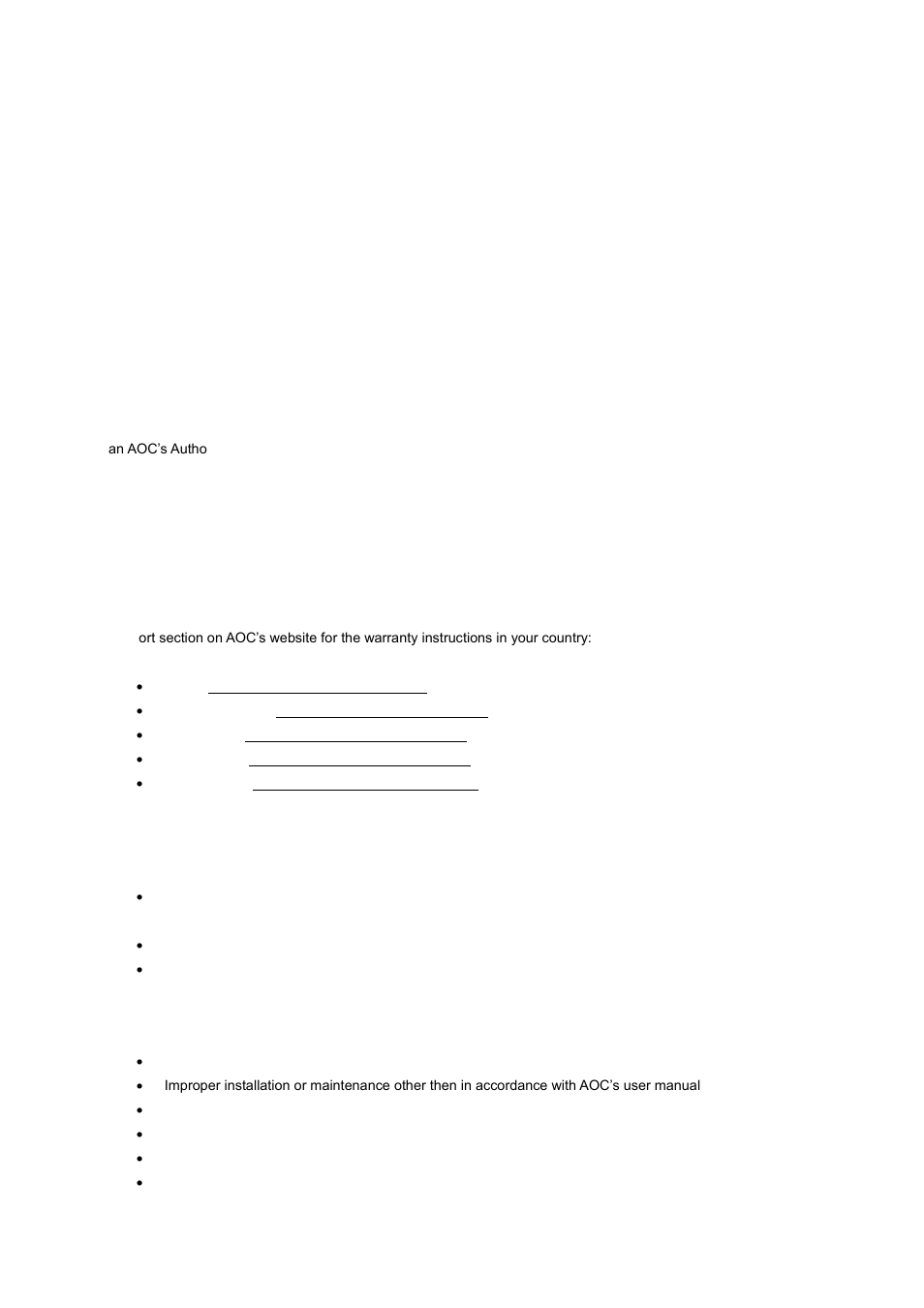 The commonwealth of independent states (cis) | AOC E2250SWDNK User Manual | Page 72 / 76