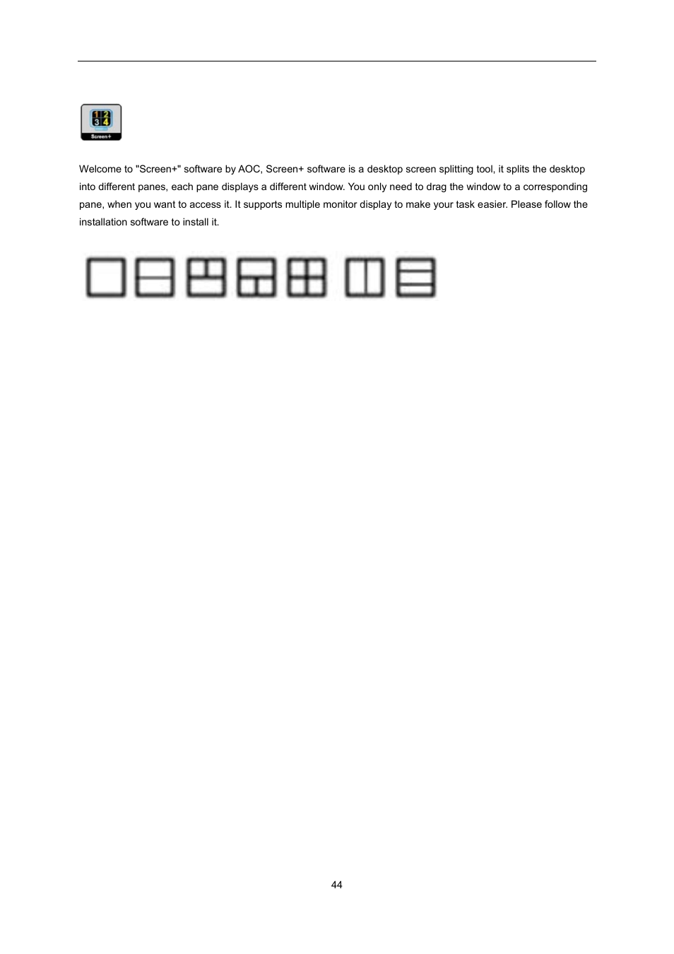 Screen | AOC E2451FH User Manual | Page 44 / 56