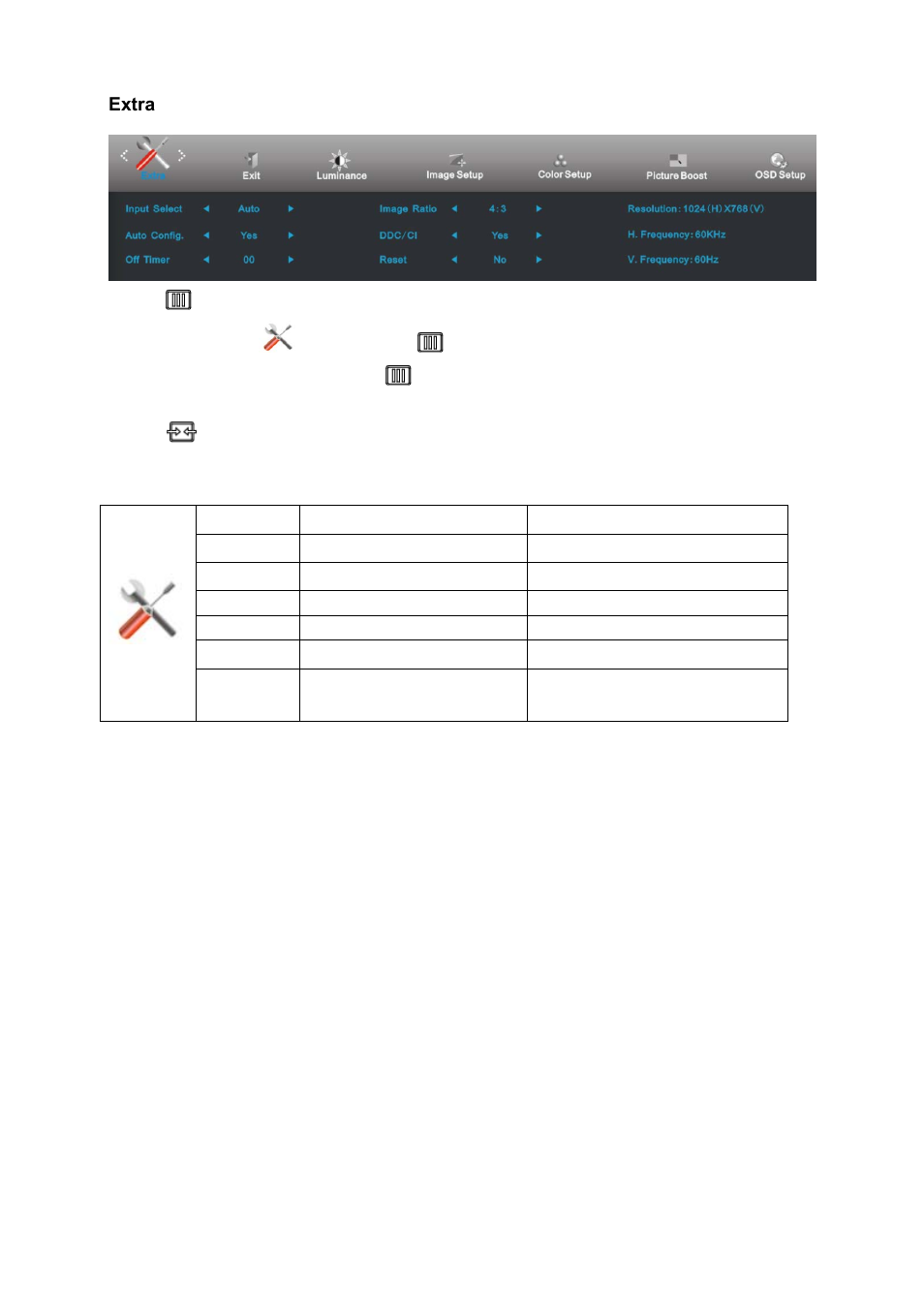 Extra | AOC I2472PWHUT User Manual | Page 34 / 70