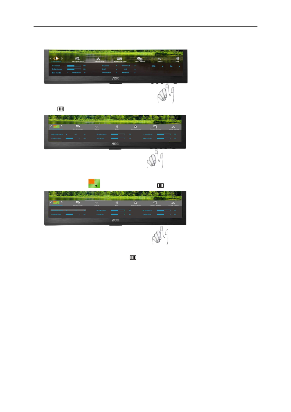 Picture boost | AOC G2460FQ User Manual | Page 27 / 66