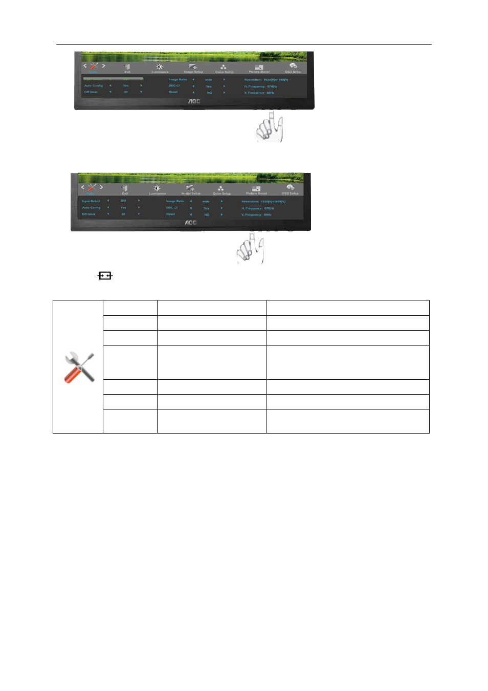 AOC G2460FQ User Manual | Page 32 / 66