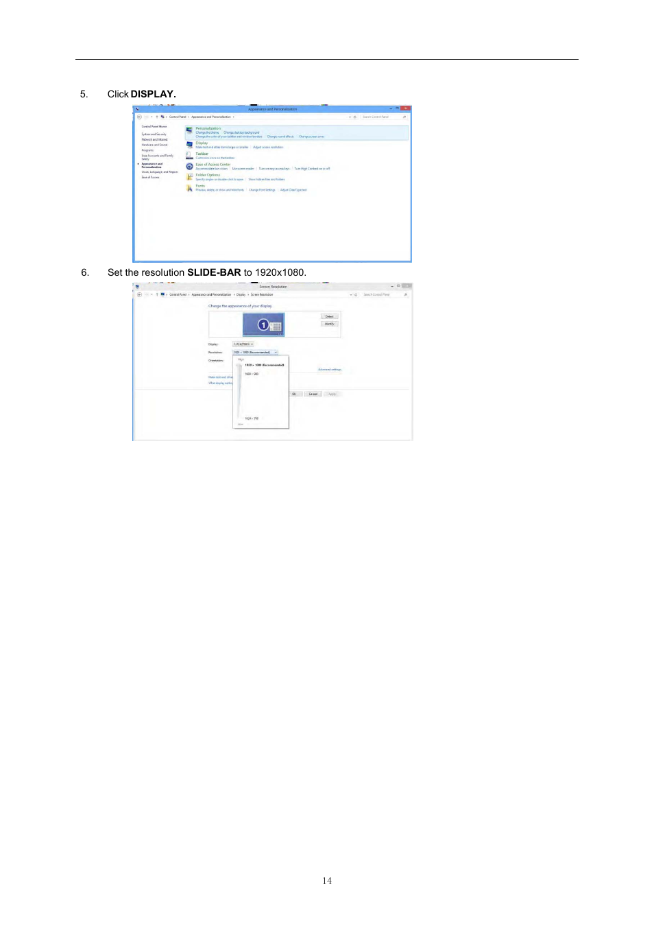 AOC D2757PH User Manual | Page 14 / 67