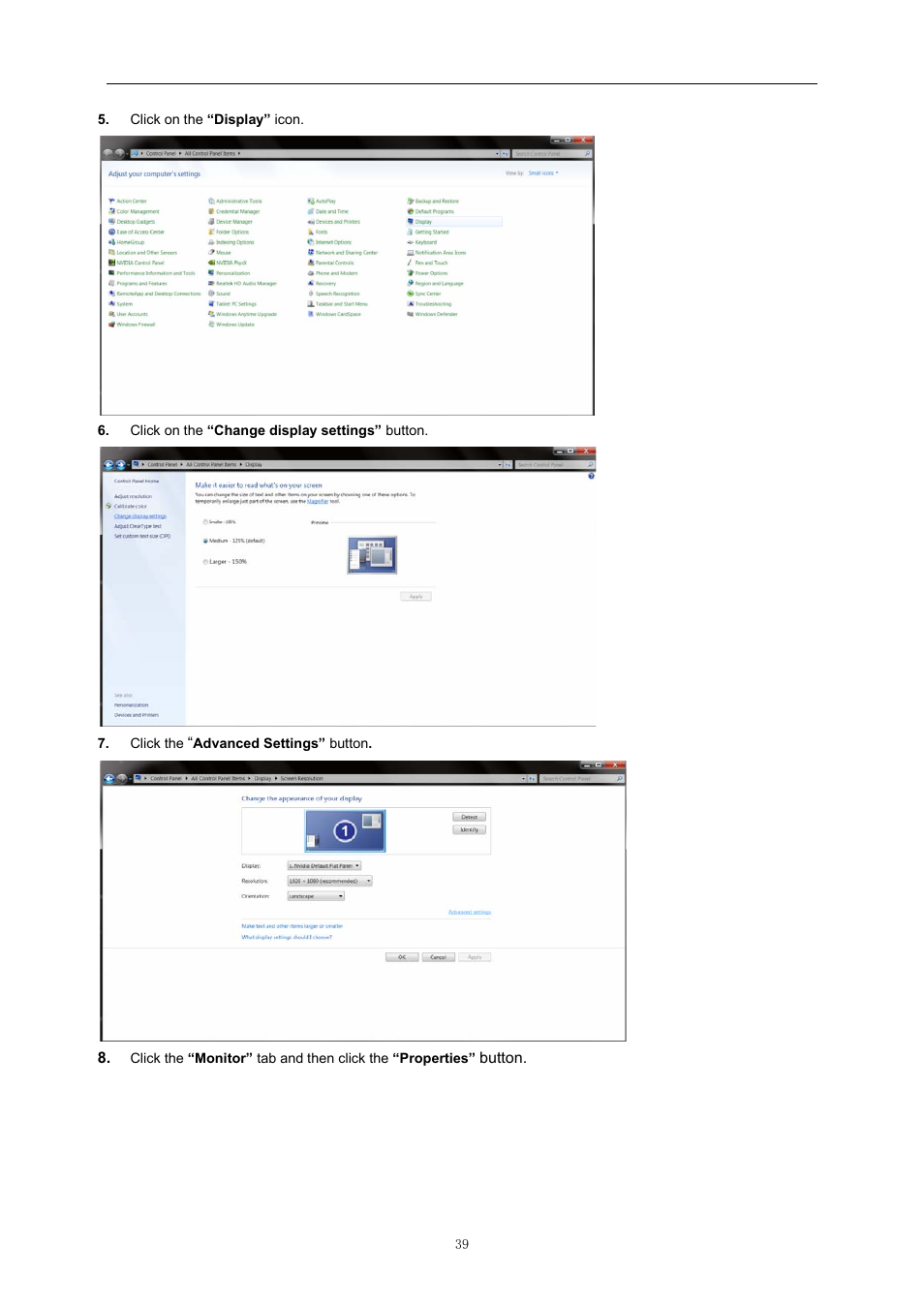 AOC D2757PH User Manual | Page 39 / 67