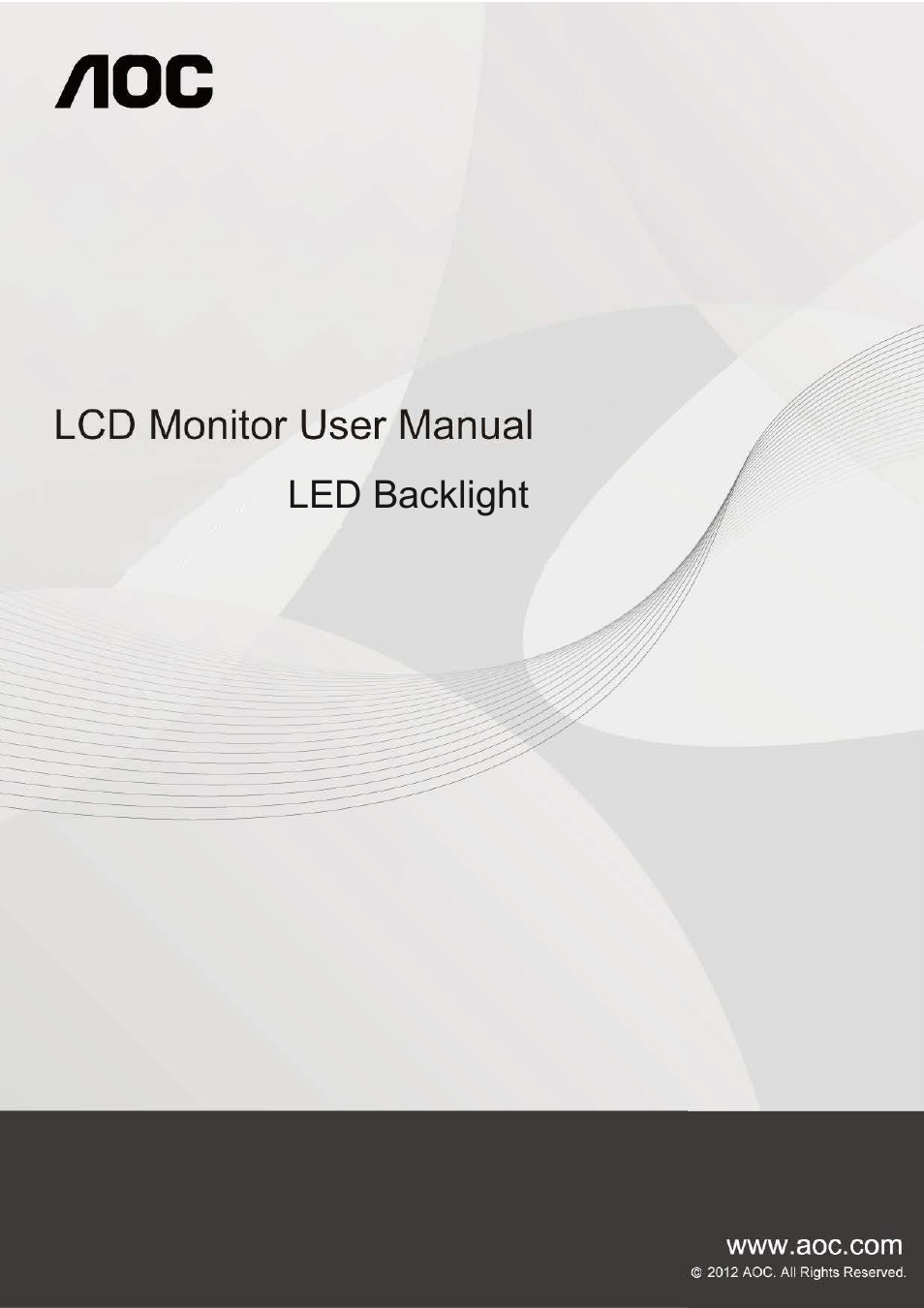 AOC I2260PWHU User Manual | 70 pages