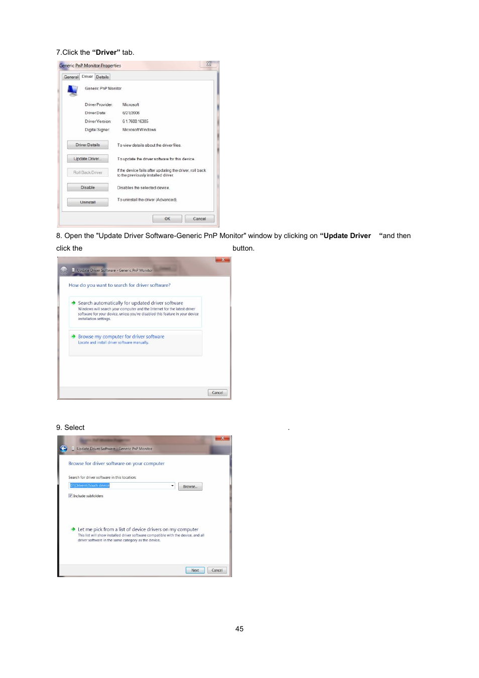 AOC I2260PWHU User Manual | Page 45 / 70