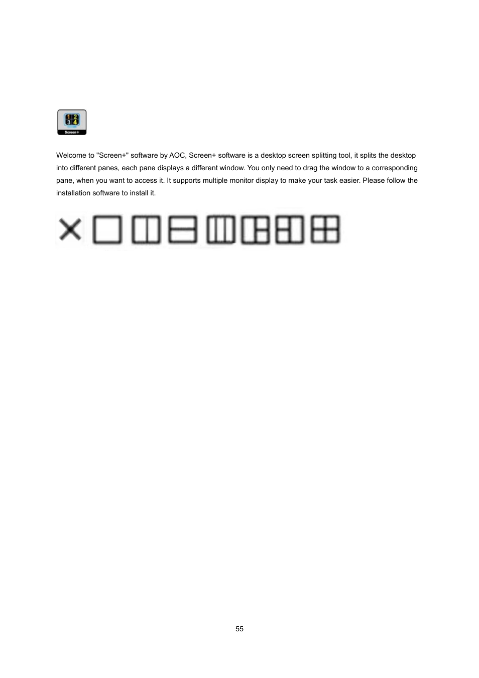 Screen | AOC I2260PWHU User Manual | Page 55 / 70