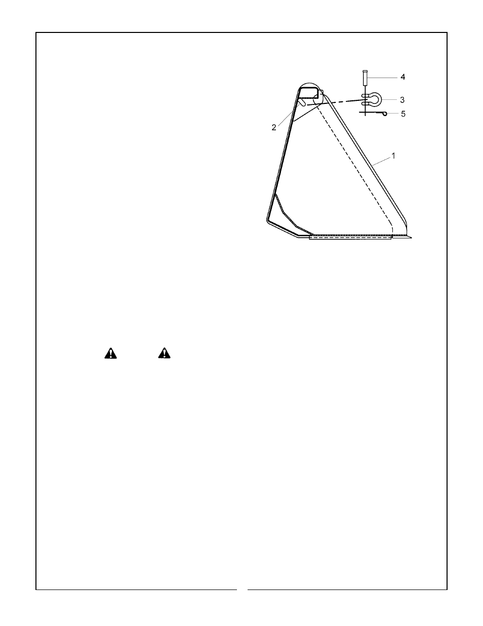 Bucket attachment | Bush Hog 3860 QT User Manual | Page 34 / 46