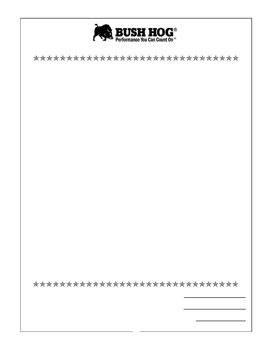 Limited warranty | Bush Hog 3860 QT User Manual | Page 4 / 46