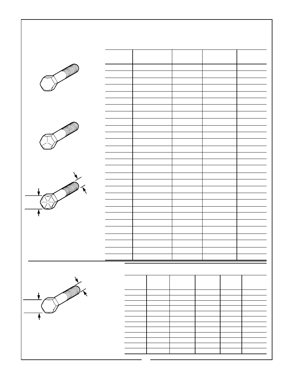 Torque specifications, Metric american, Bolt head markings | Bush Hog 3860 QT User Manual | Page 45 / 46