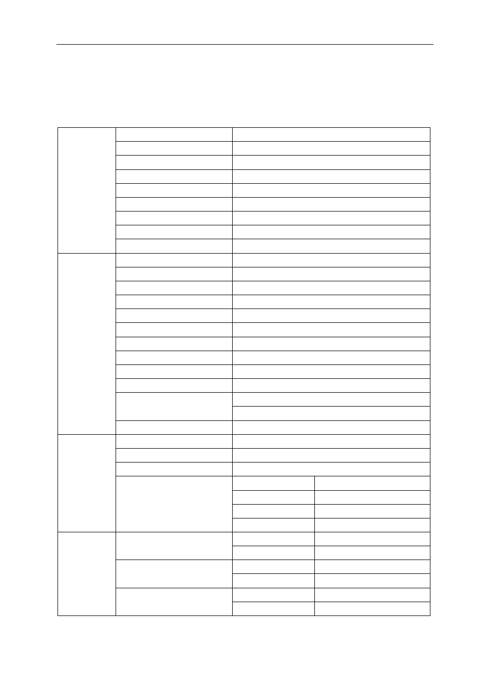 Specification, General specification | AOC I2476VWM User Manual | Page 57 / 72