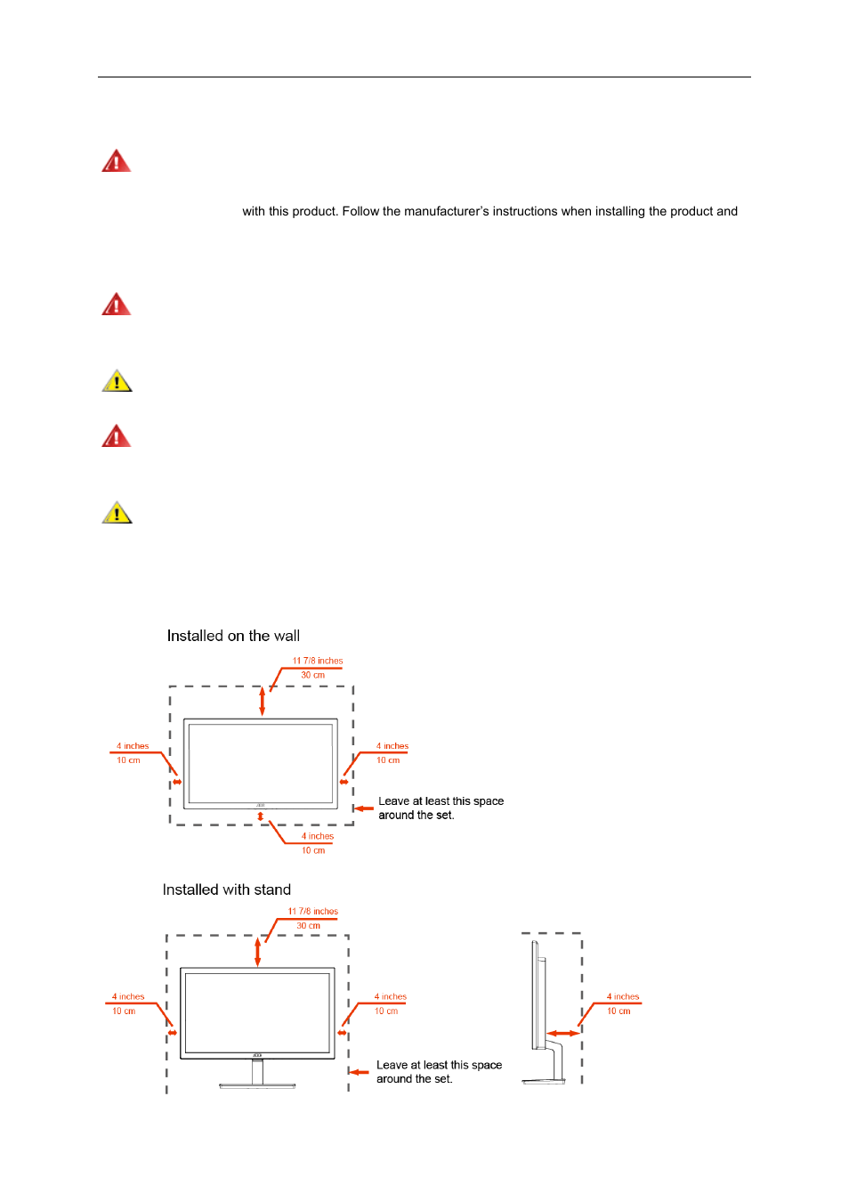 Installation | AOC I2476VWM User Manual | Page 6 / 72