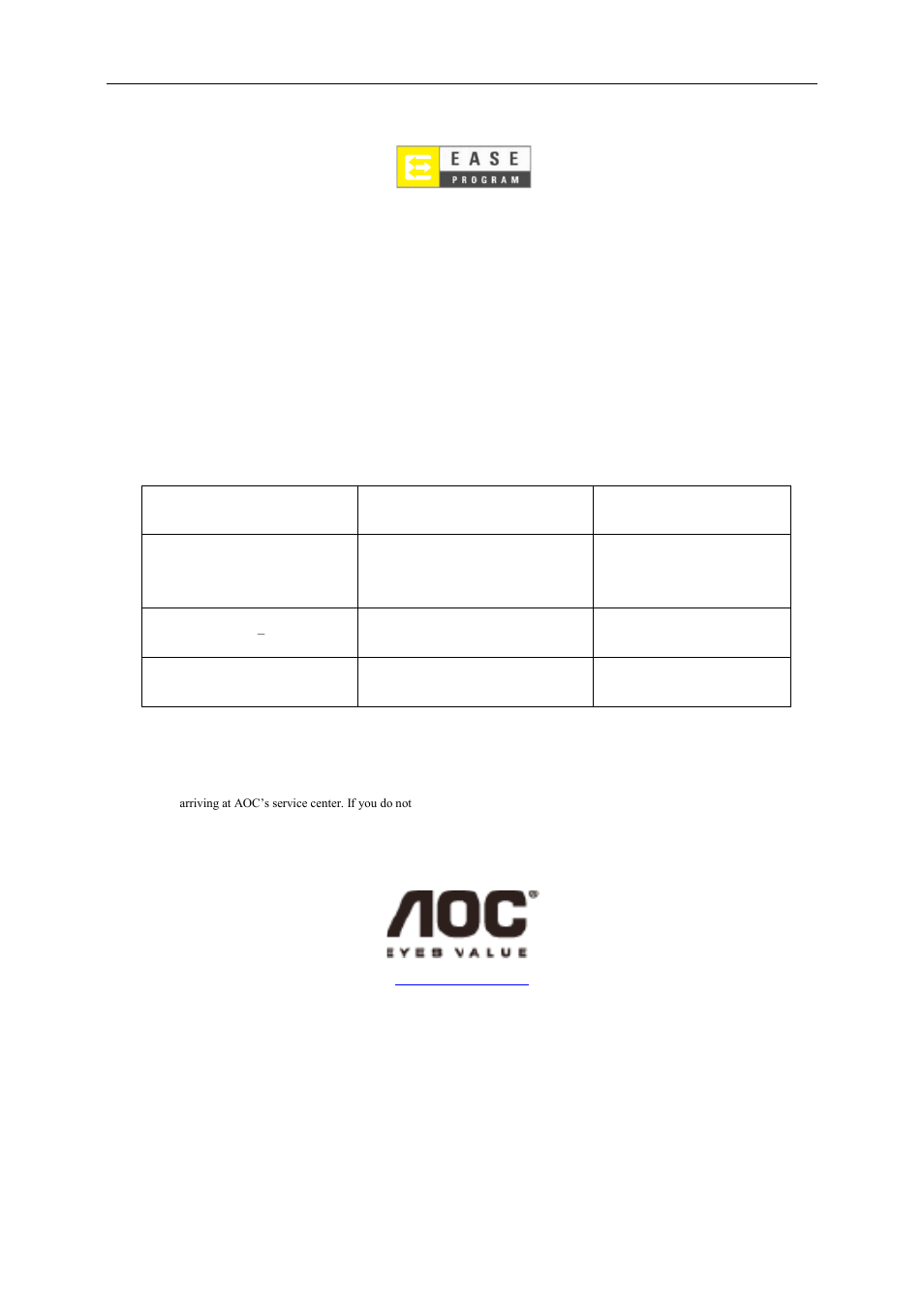 Ease programe | AOC I2476VWM User Manual | Page 72 / 72