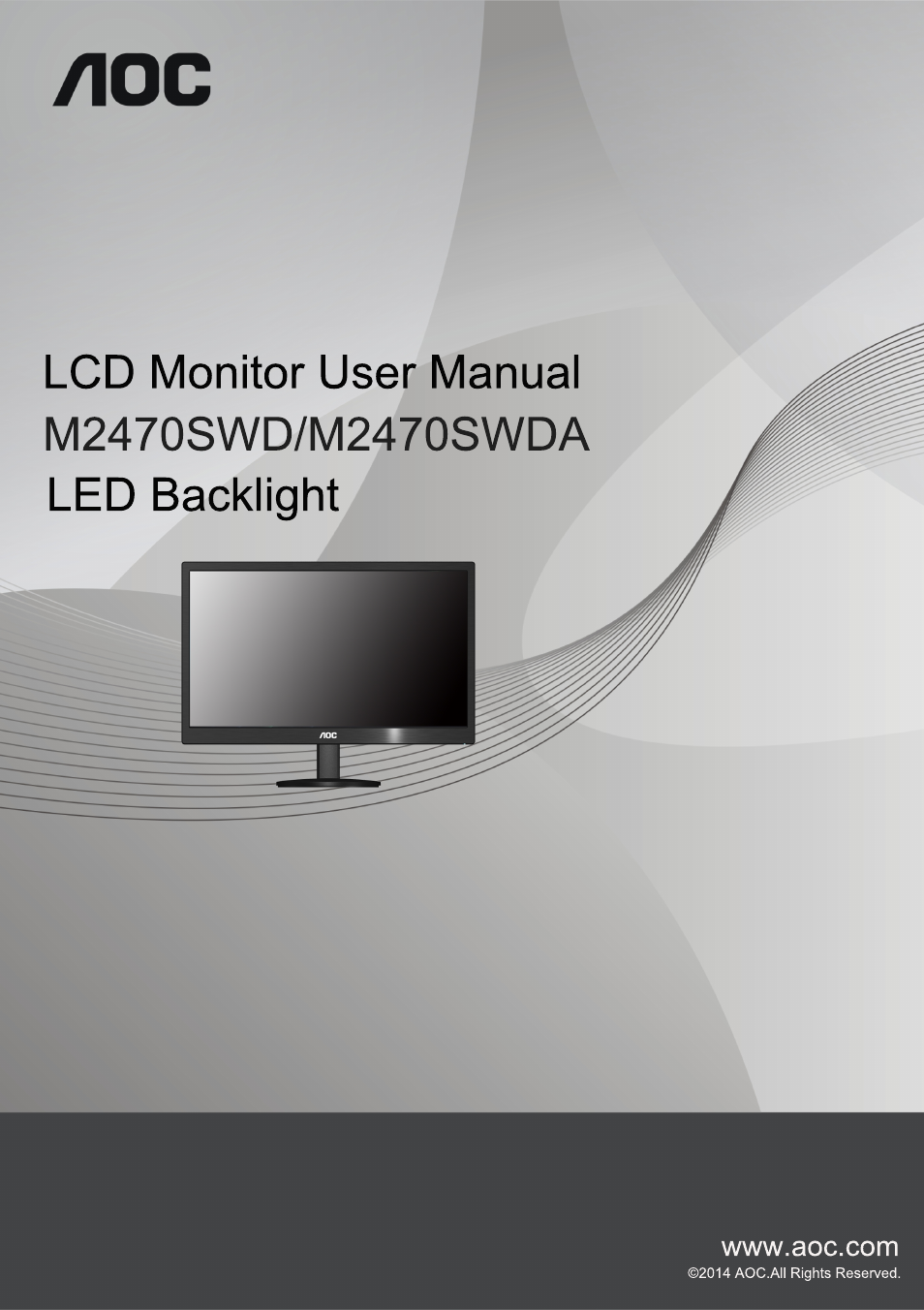 AOC M2470SWDA User Manual | 64 pages