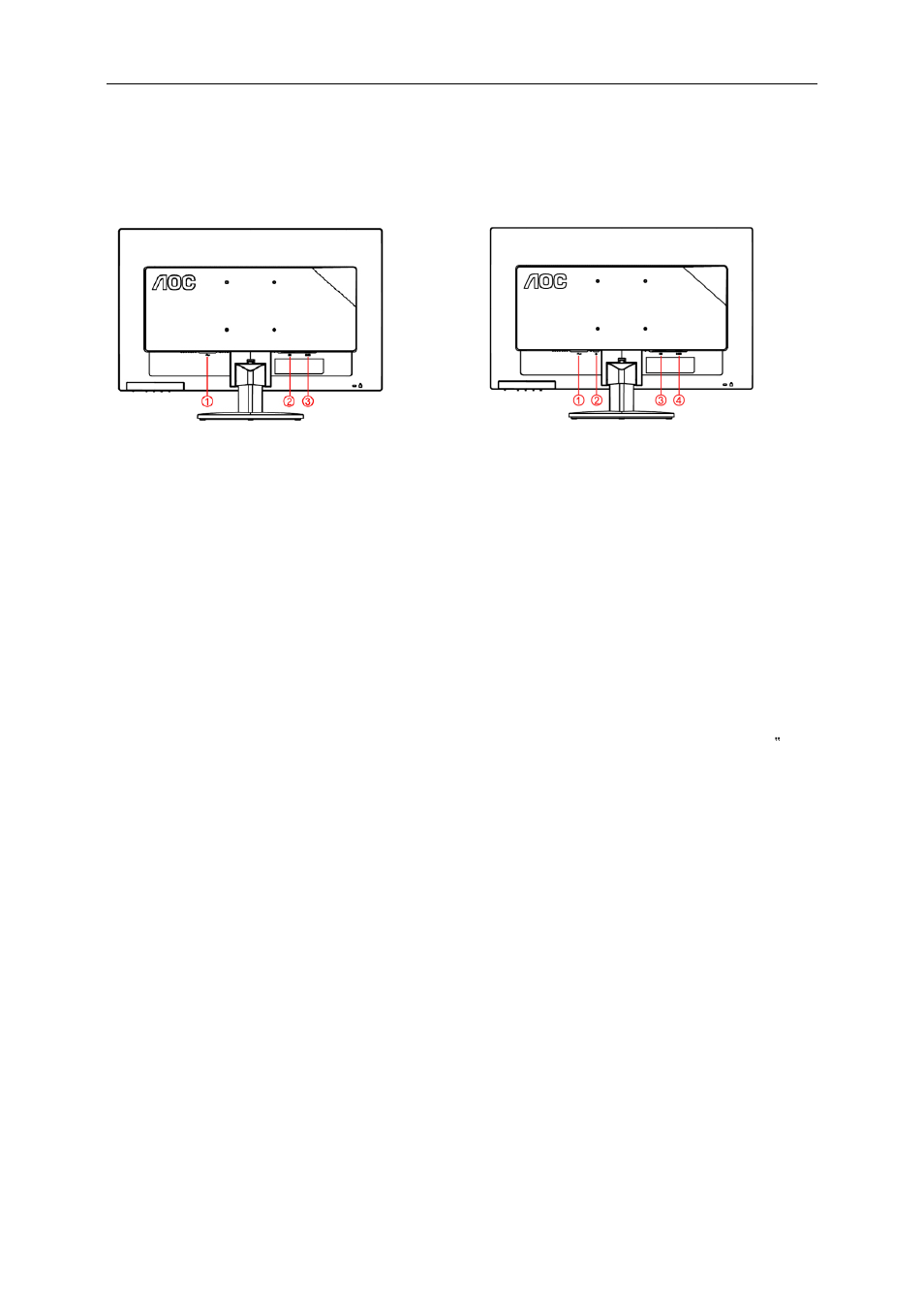 Connecting the monitor | AOC M2470SWDA User Manual | Page 12 / 64