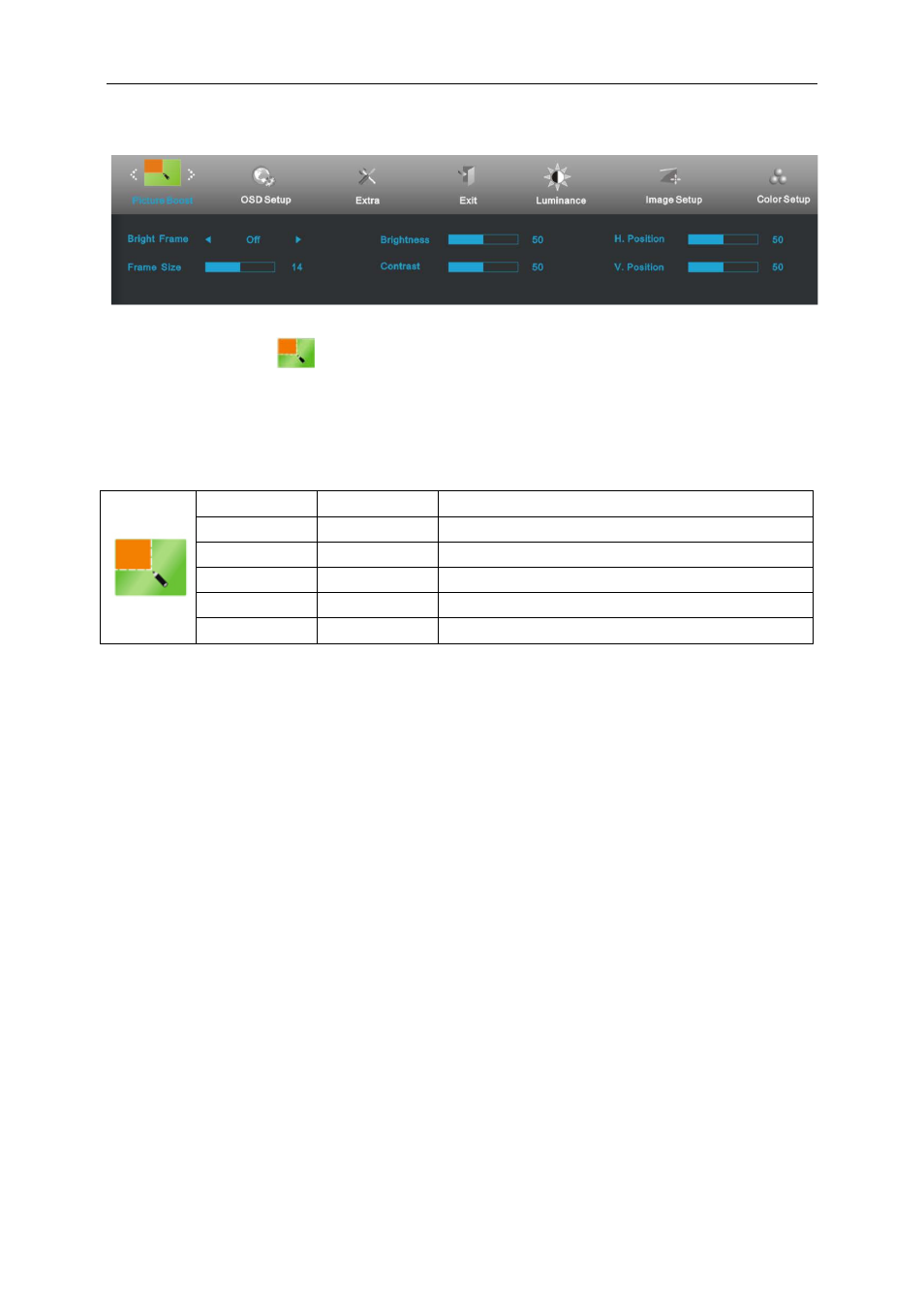 Picture boost | AOC M2470SWDA User Manual | Page 26 / 64