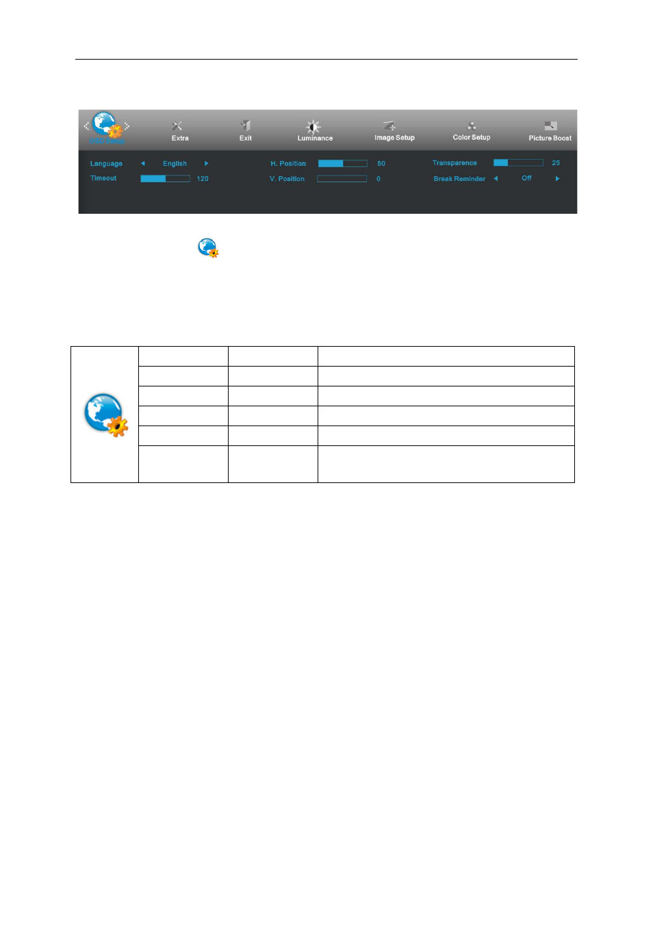 Osd setup | AOC M2470SWDA User Manual | Page 27 / 64