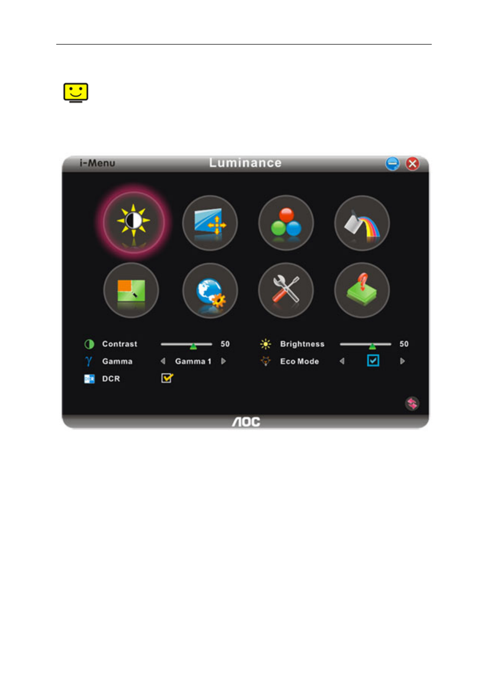 I-menu | AOC M2470SWDA User Manual | Page 44 / 64