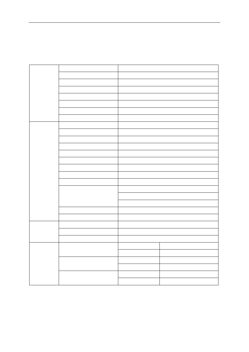 Specification, General specification | AOC M2470SWDA User Manual | Page 48 / 64