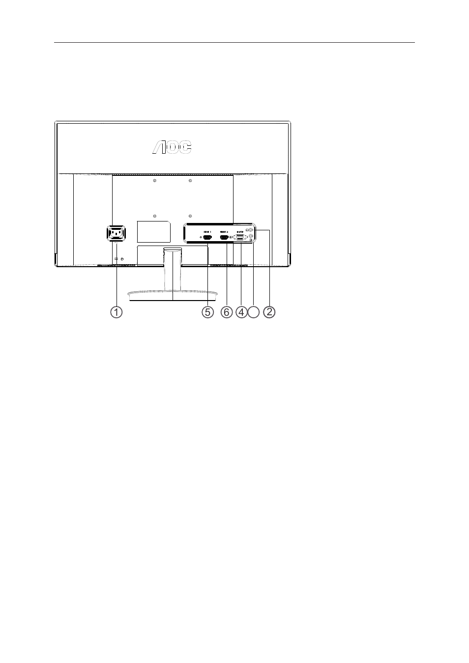 Connecting the monitor | AOC D2769VH User Manual | Page 11 / 72