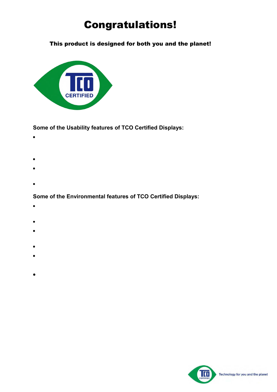 Warranty statement for europe | AOC D2769VH User Manual | Page 72 / 72