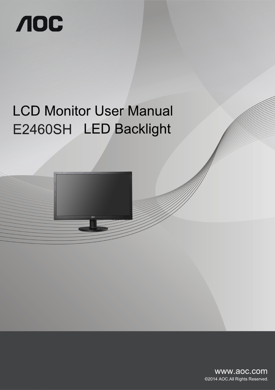 AOC E2460SH User Manual | 66 pages