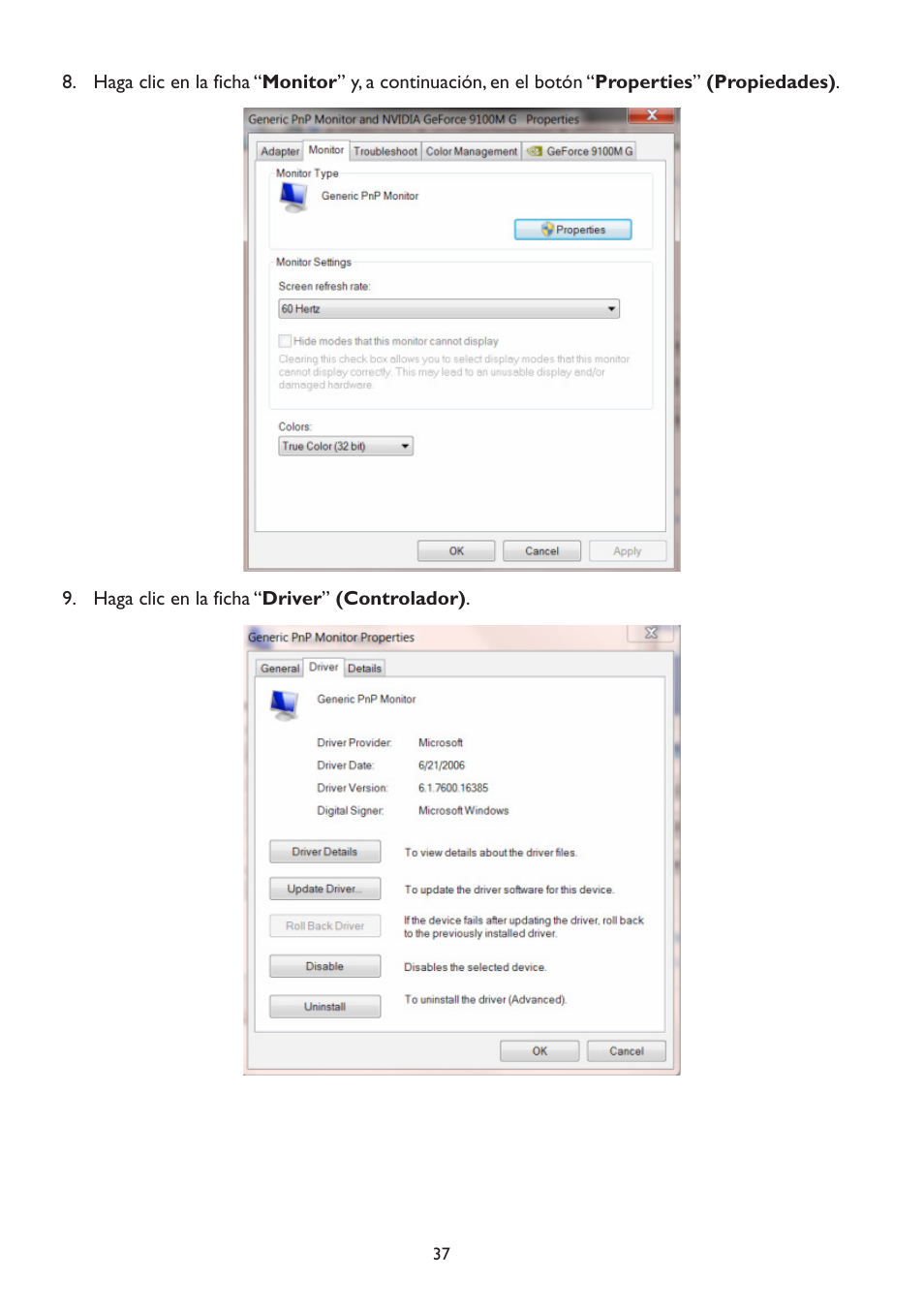 AOC A2472PW4T User Manual | Page 37 / 71