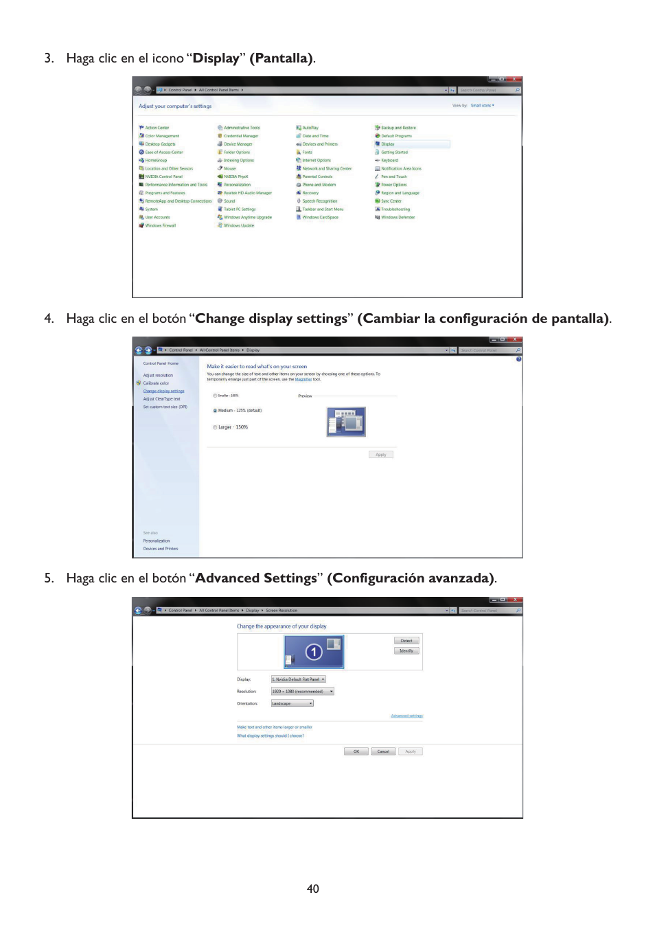 AOC A2472PW4T User Manual | Page 40 / 71