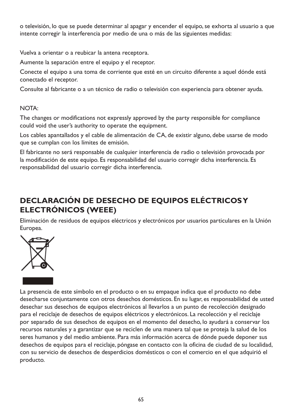 AOC A2472PW4T User Manual | Page 65 / 71