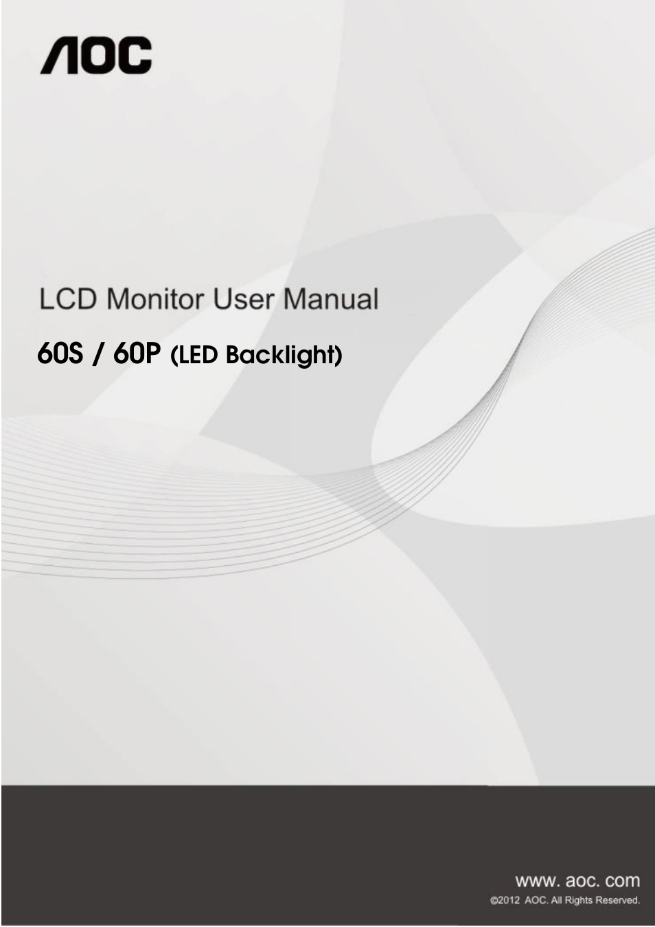 AOC E2260BK User Manual | 76 pages