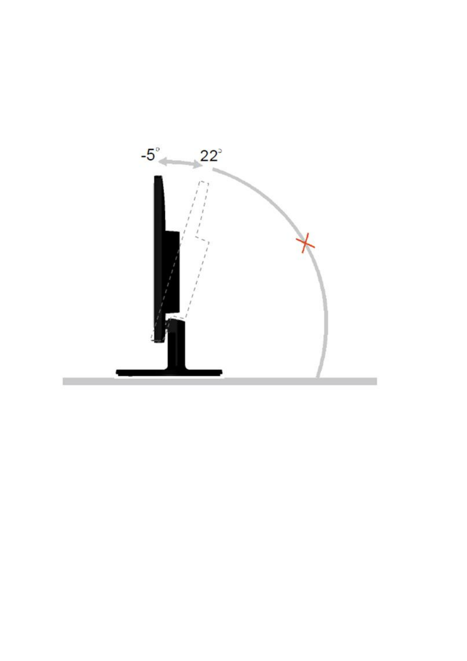 Adjusting viewing angle | AOC E2260BK User Manual | Page 12 / 76