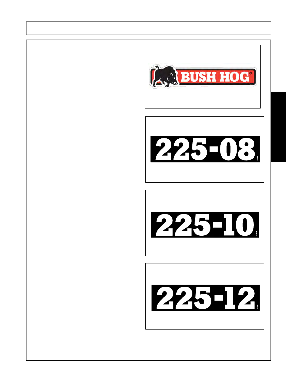 Safety | Bush Hog 225 User Manual | Page 17 / 60