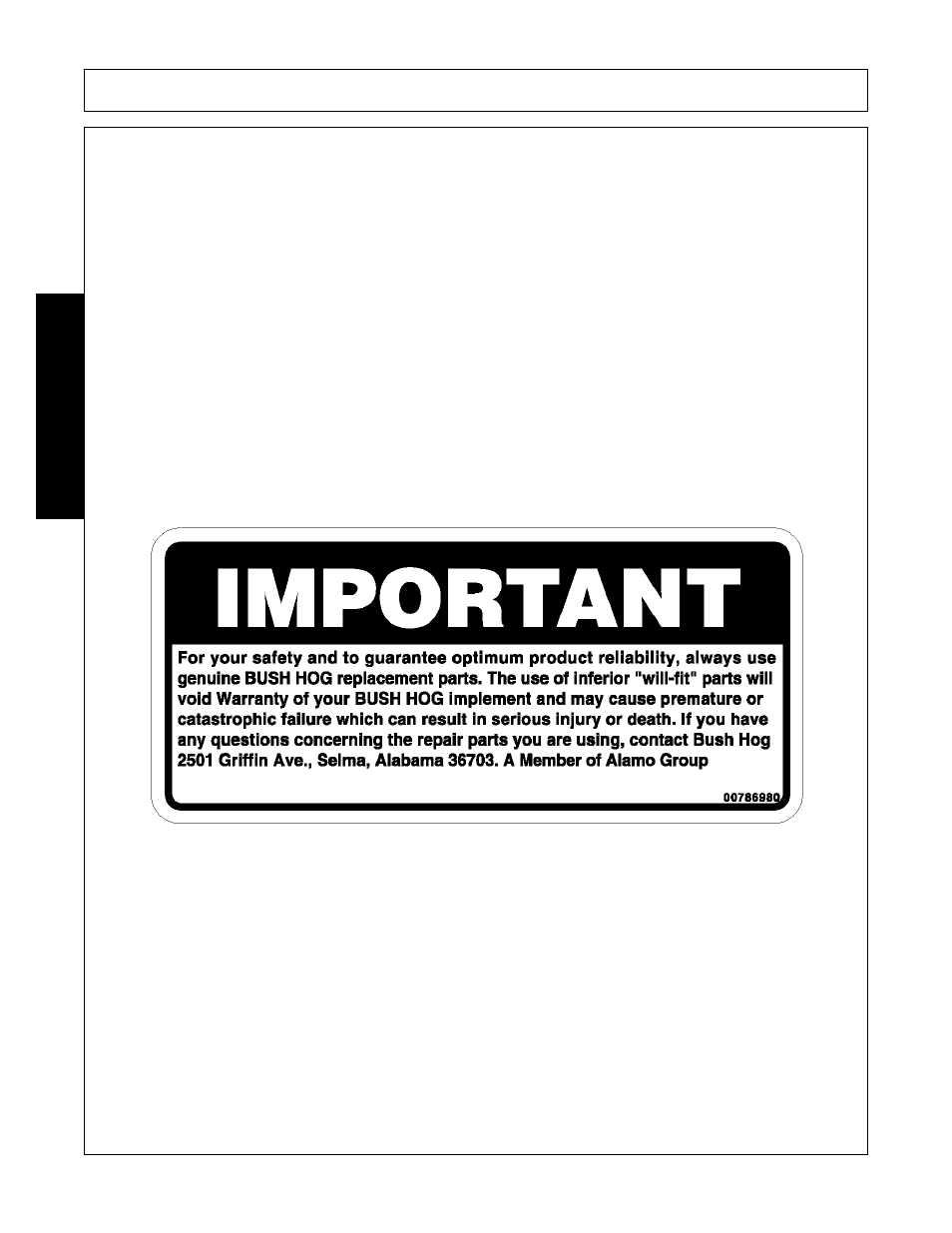 Introduction | Bush Hog 225 User Manual | Page 24 / 60