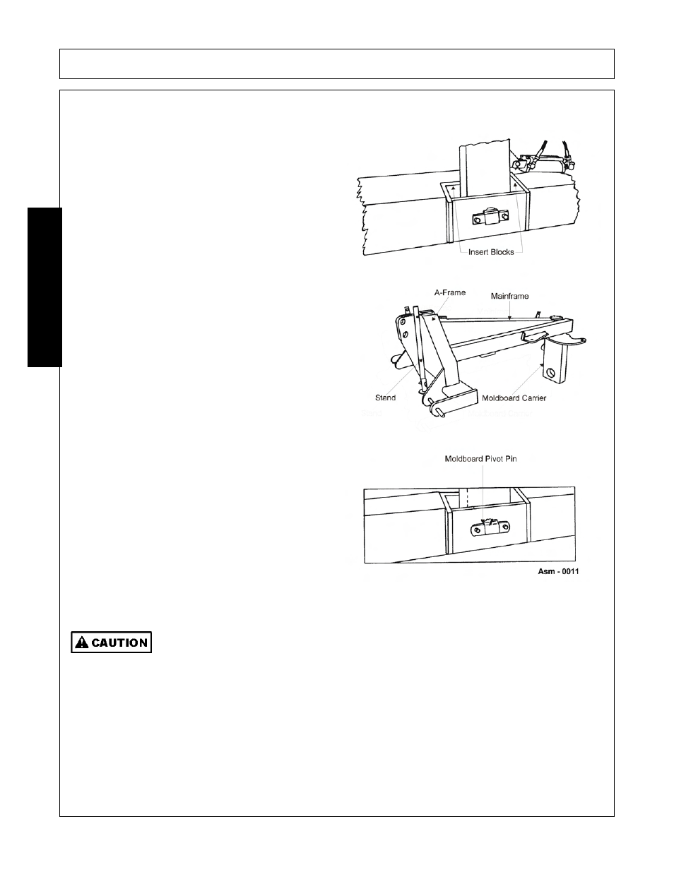 Assembly of moldboard to mainframe, Assembly of moldboard to mainframe -2, Assembly | Assembl y | Bush Hog 225 User Manual | Page 26 / 60