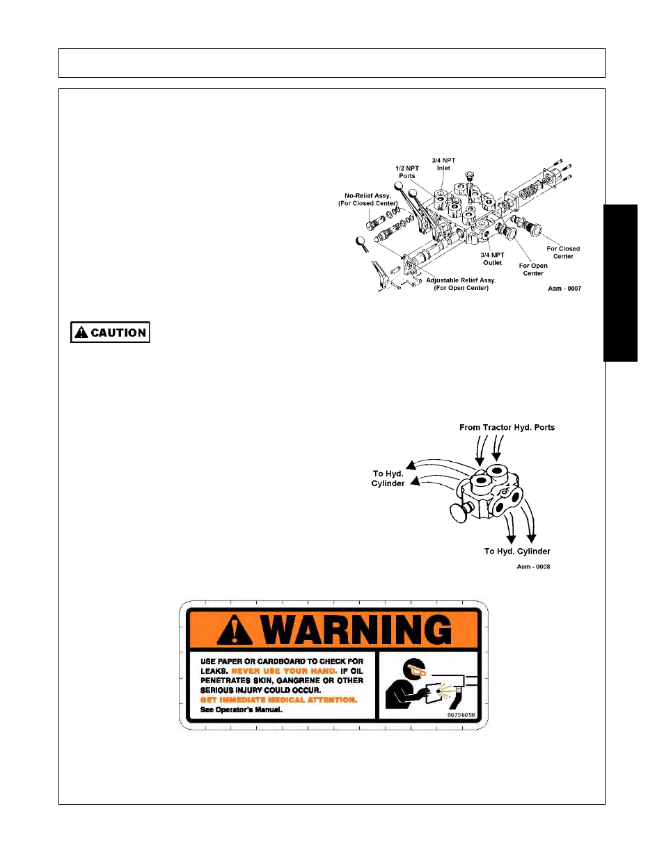 Selector valve (accessory equipment), Assembly, Assembl y | Bush Hog 225 User Manual | Page 29 / 60