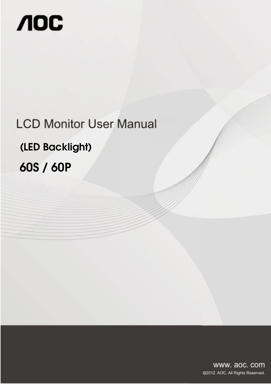 AOC E2360SDA User Manual | 66 pages