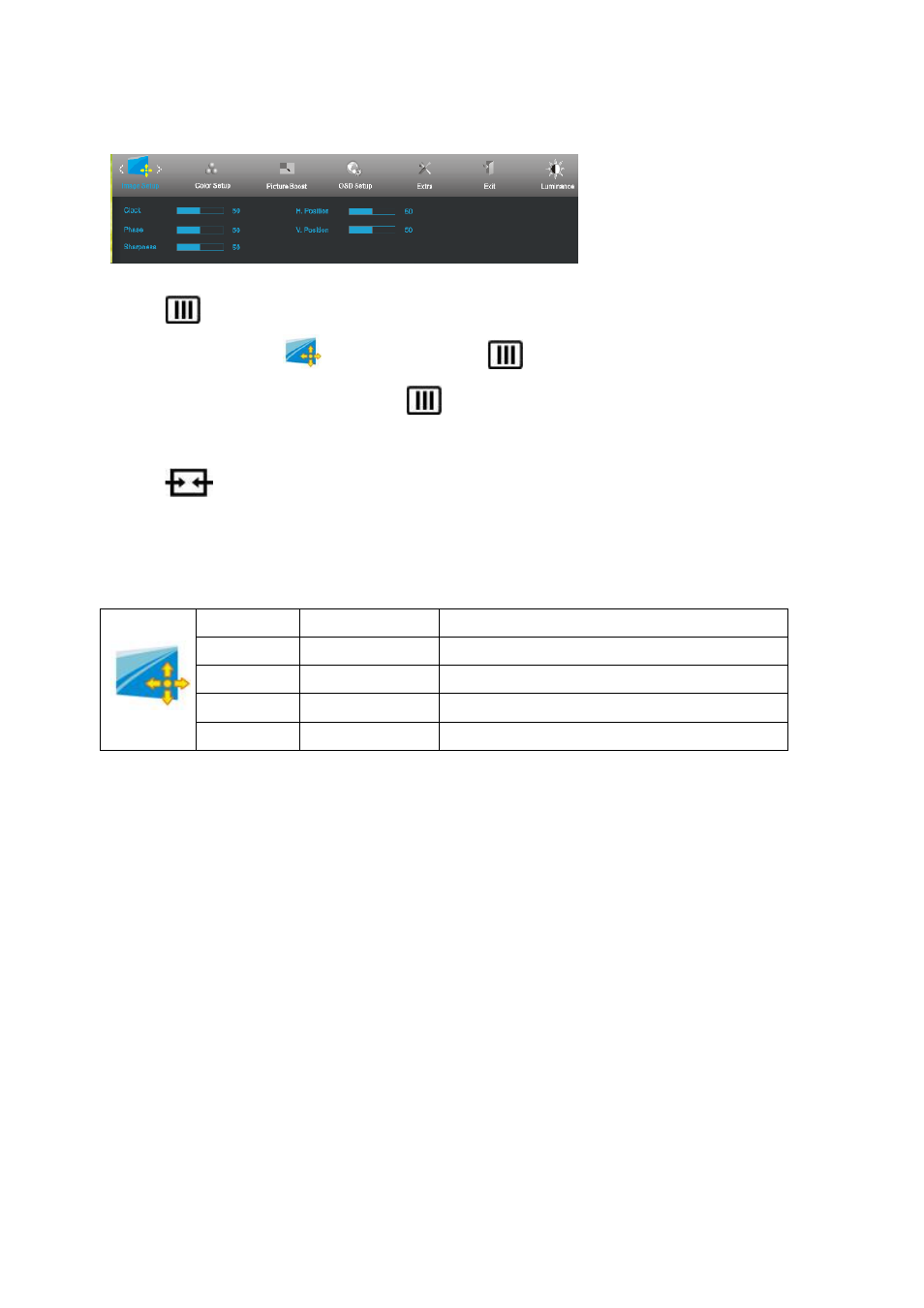 Image setup | AOC E2360SDA User Manual | Page 25 / 66