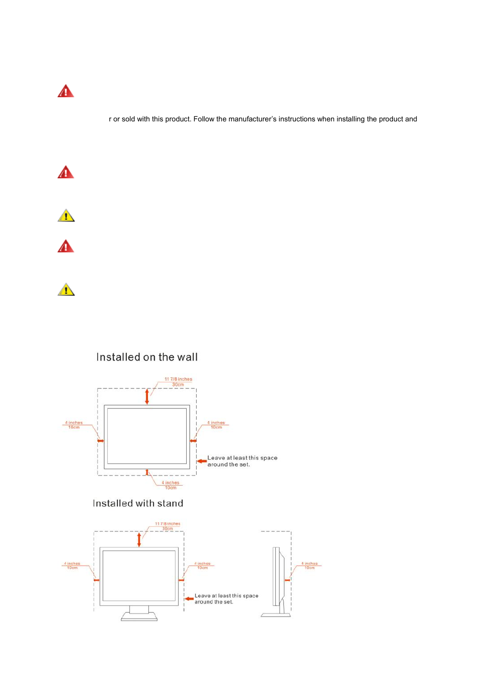 Installation | AOC E2360SDA User Manual | Page 6 / 66