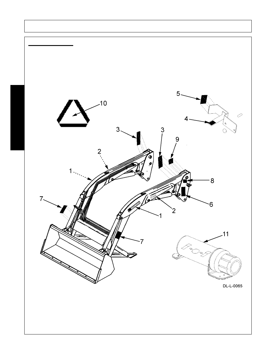 Decal location, Decal location -18, Safety | Bush Hog 5145 User Manual | Page 22 / 106