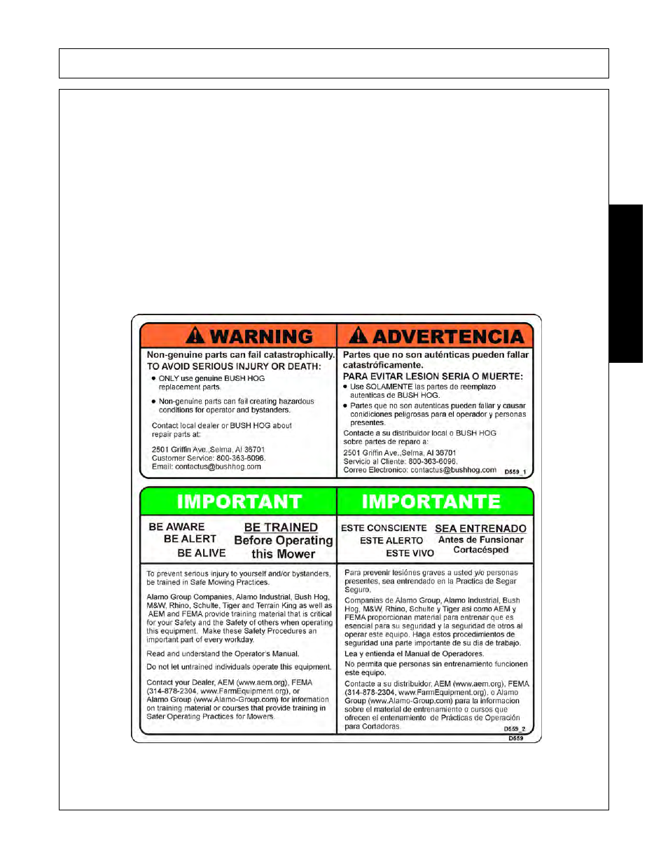 Attention owner/operator, Introduction | Bush Hog 5145 User Manual | Page 33 / 106