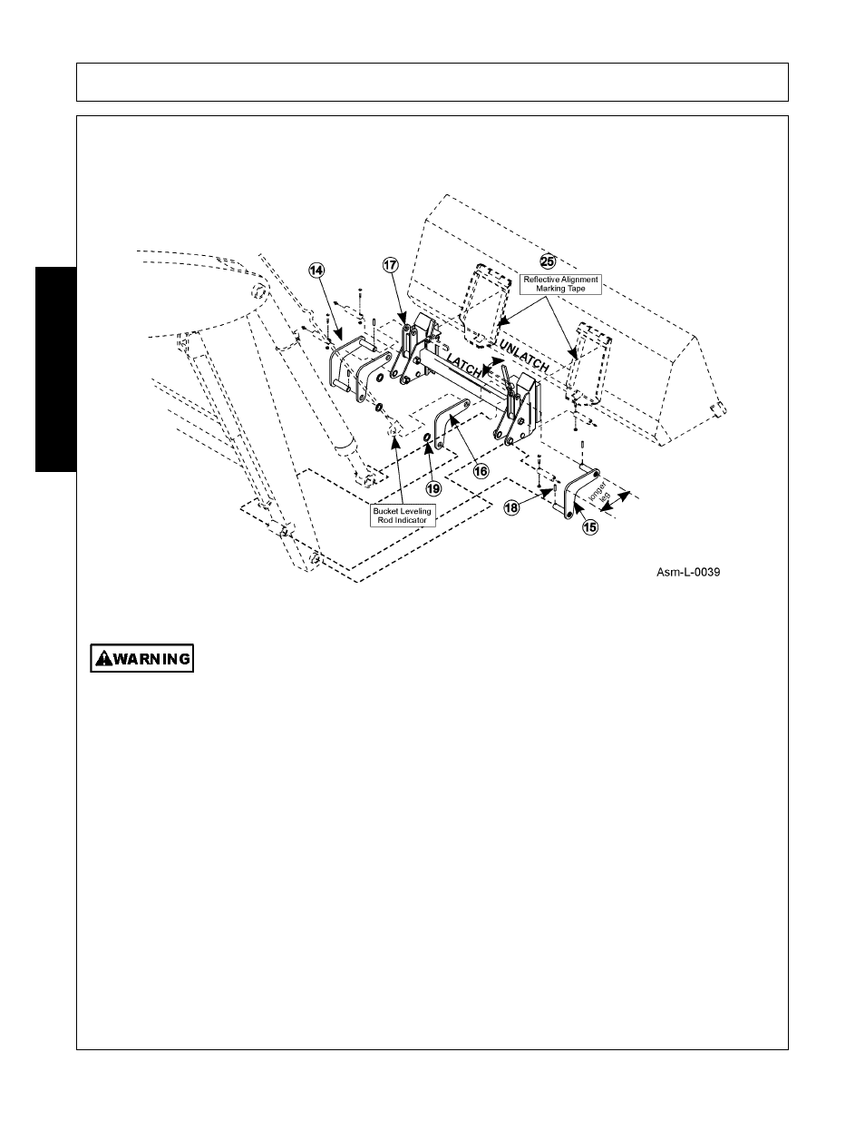 Mounting and dismounting attachment, Mounting attachment to loader, Assembly | Assembl y | Bush Hog 5145 User Manual | Page 42 / 106