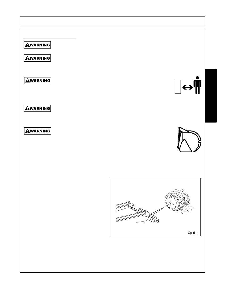 2 operating bale spear, Operating bale spear -37, Operation | Opera t ion | Bush Hog 5145 User Manual | Page 83 / 106