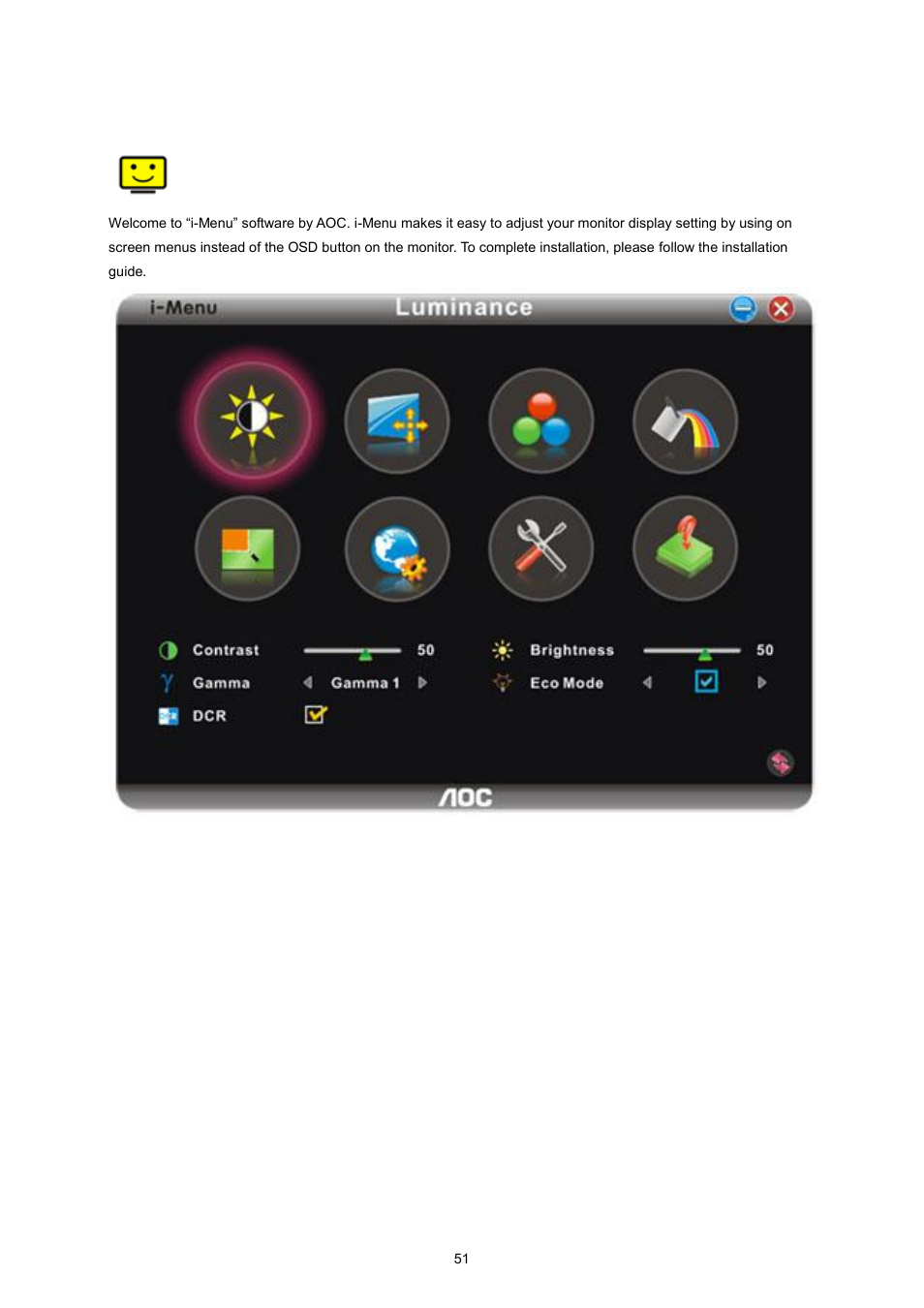 I-menu | AOC I2360PHU User Manual | Page 51 / 68