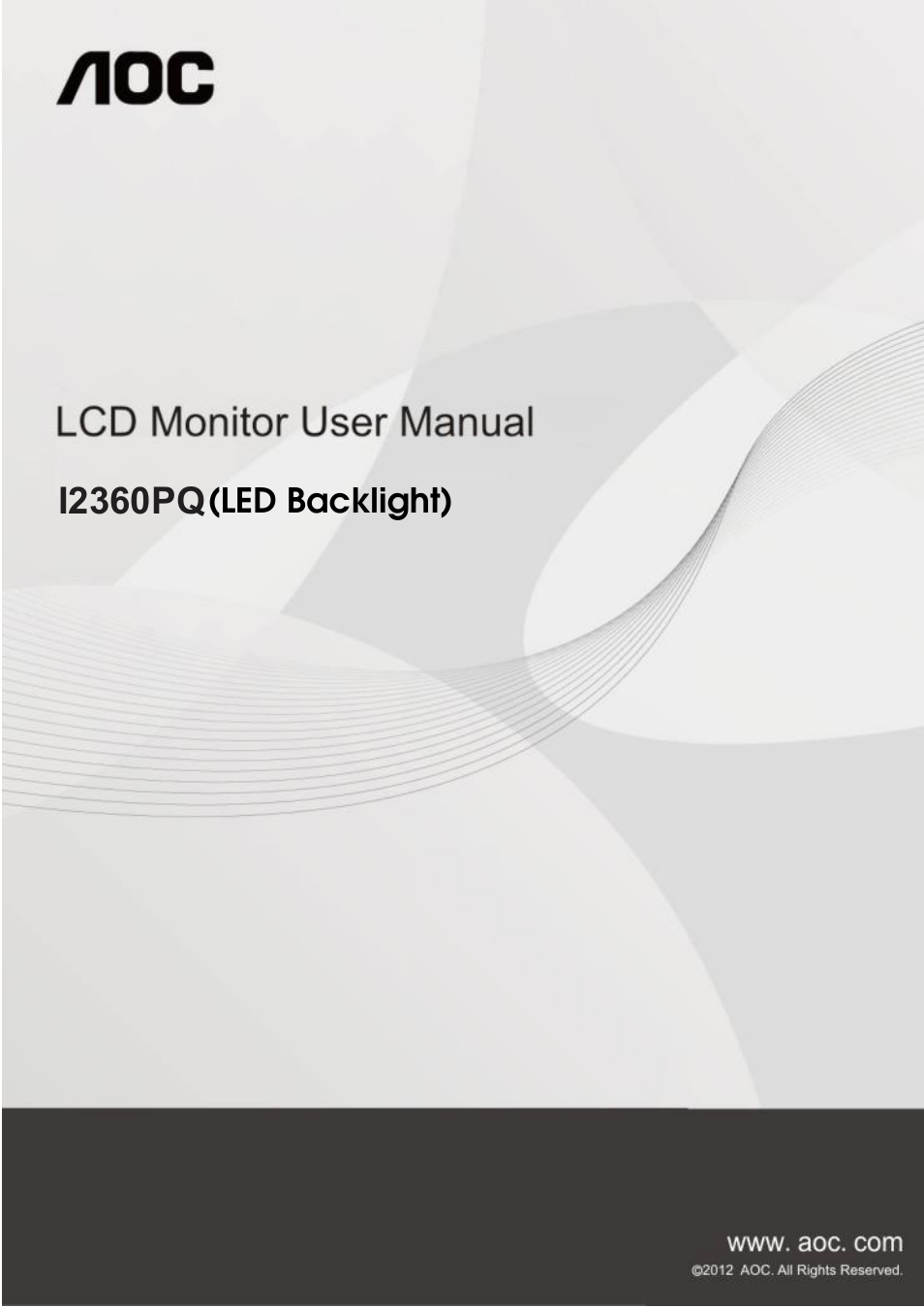 AOC I2360PQ User Manual | 68 pages