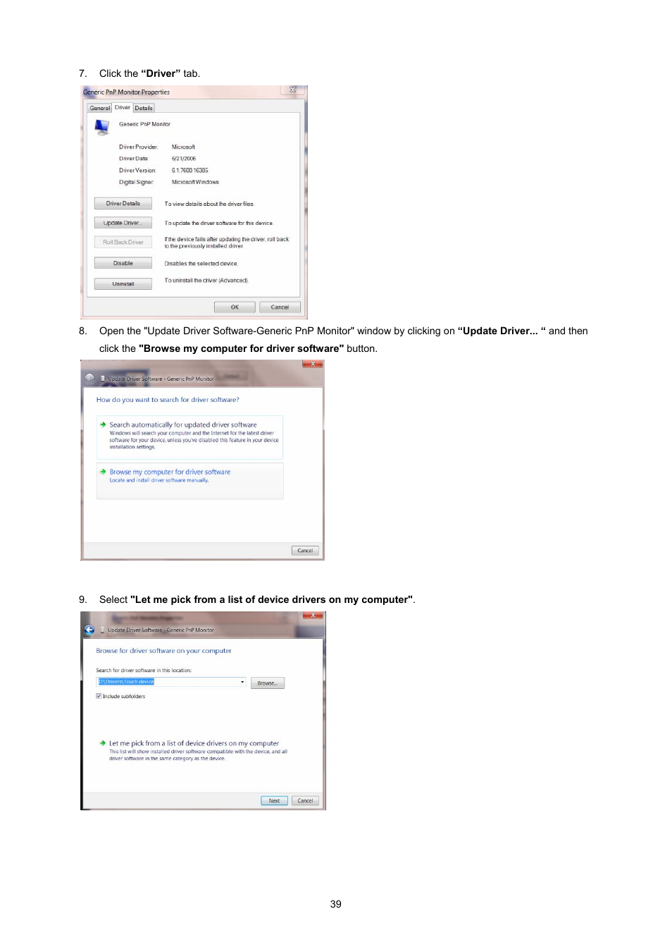 AOC I2360PQ User Manual | Page 39 / 68