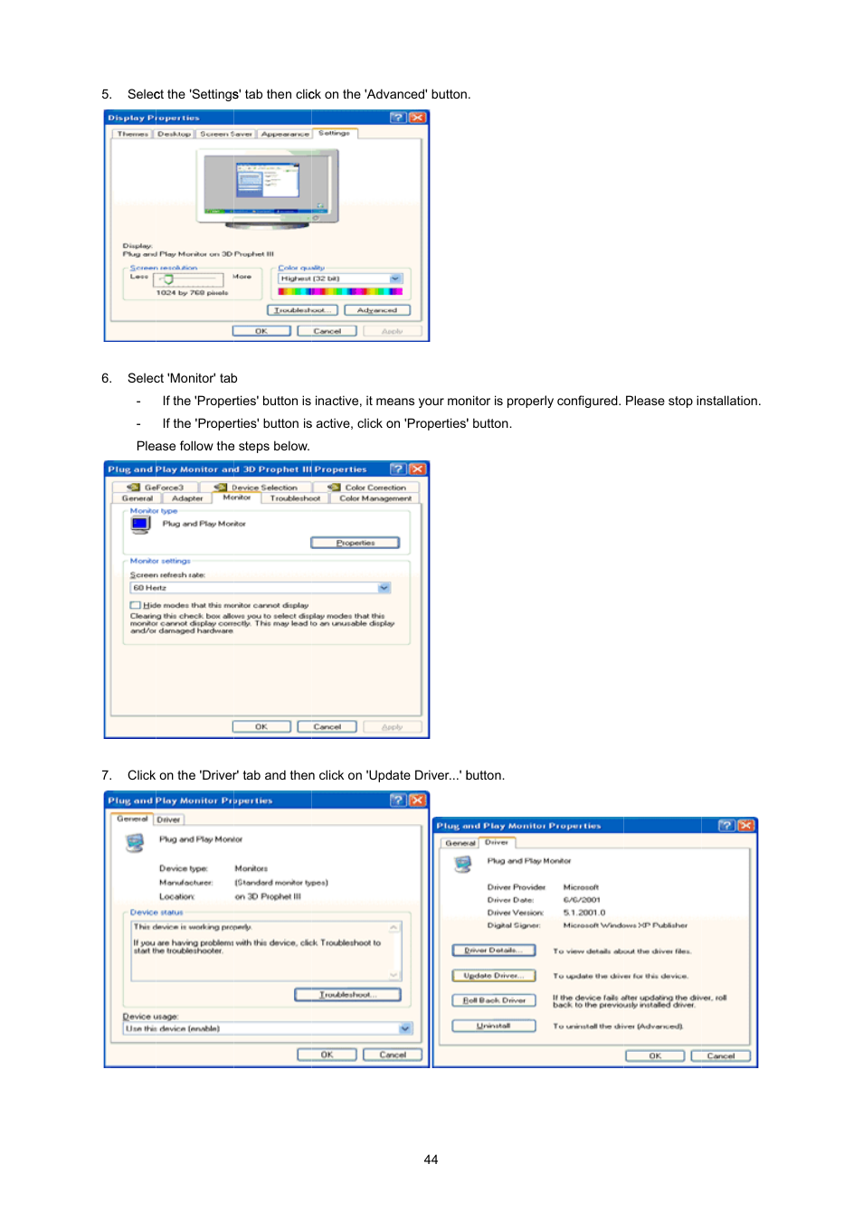 AOC I2360PQ User Manual | Page 44 / 68