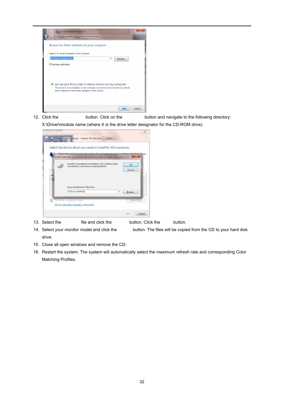 AOC E2260PWDA User Manual | Page 32 / 62