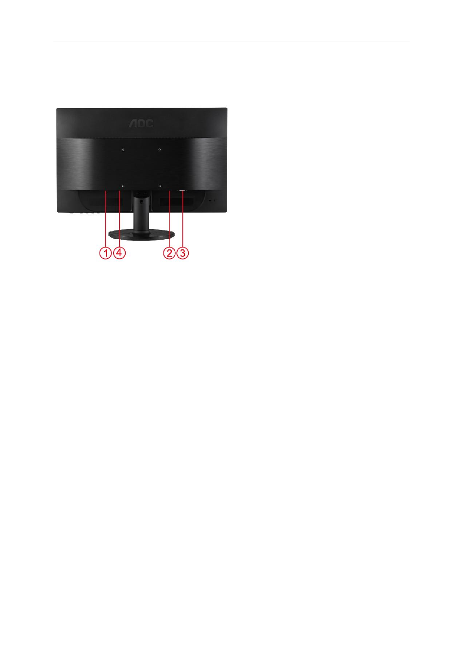 Connecting the monitor | AOC E2460SDA User Manual | Page 12 / 60