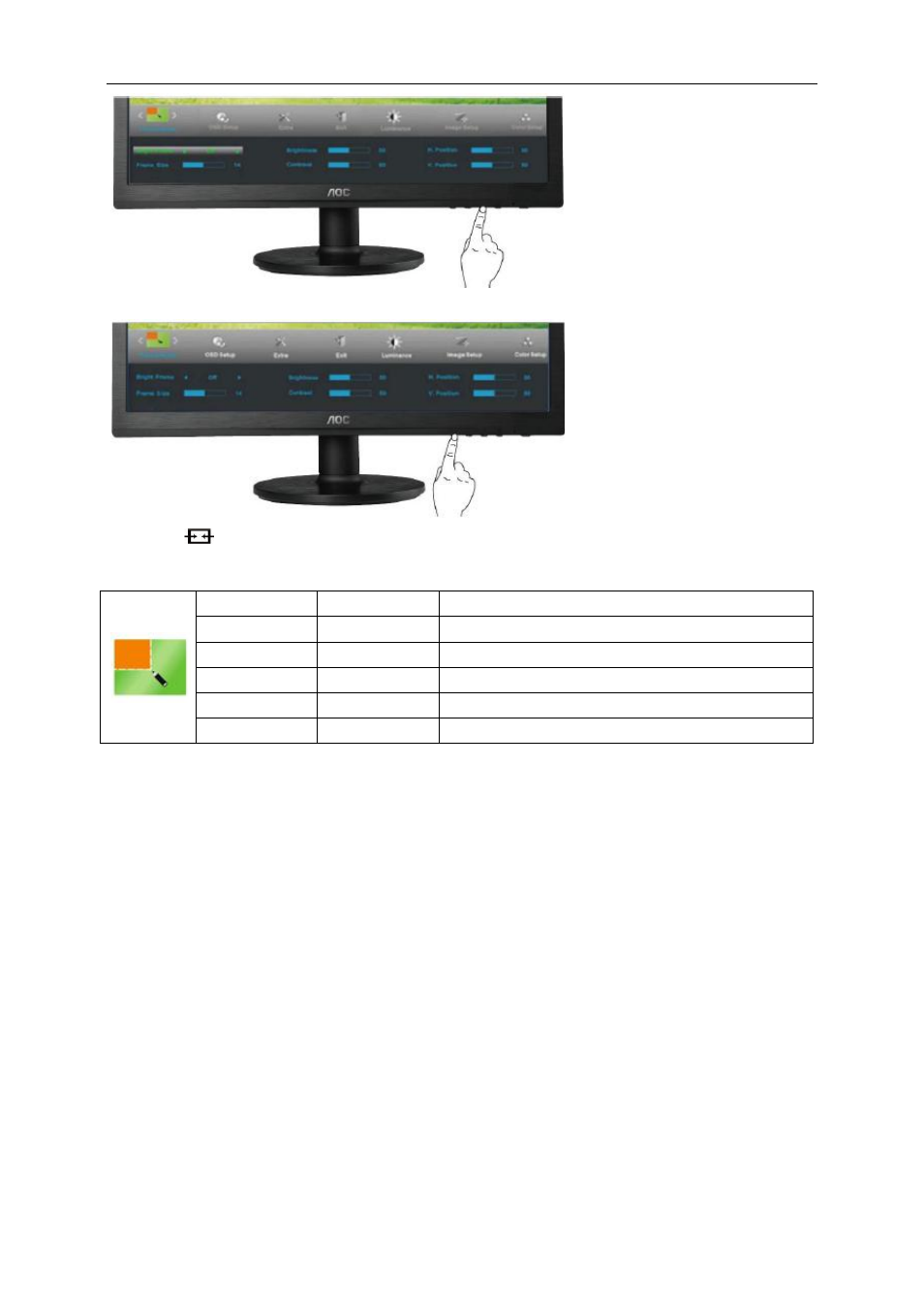 AOC E2460SDA User Manual | Page 27 / 60