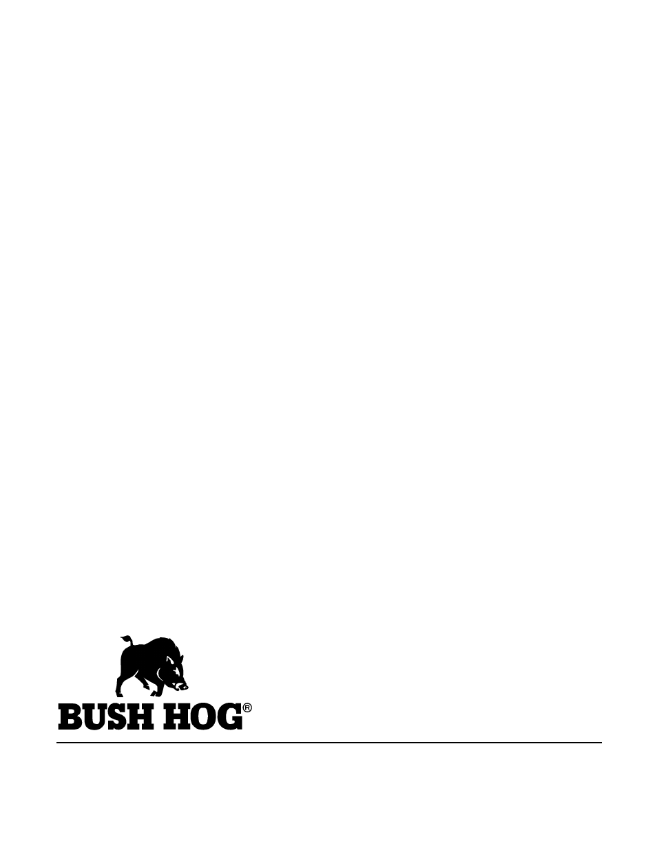 Rmb 1445 rear mount boom mower | Bush Hog RMB 1445 User Manual | Page 114 / 114