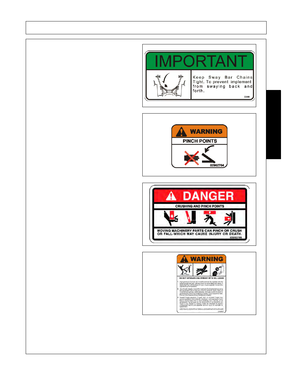 Safety | Bush Hog RMB 1445 User Manual | Page 31 / 114